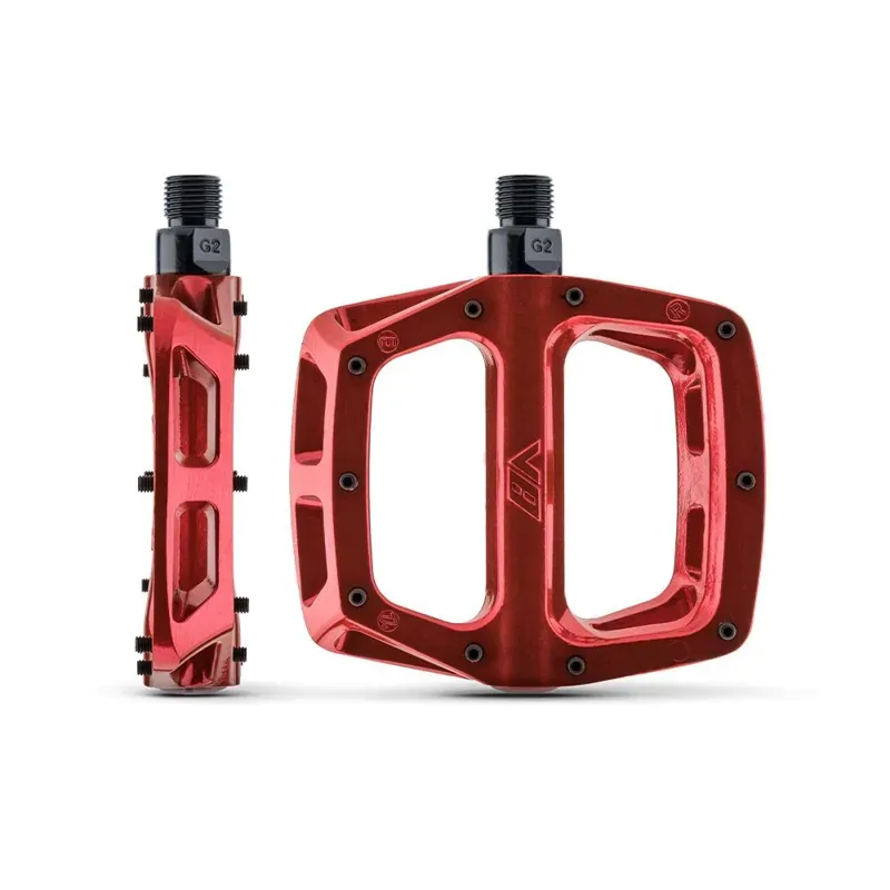 DMR V8 Pedals in Electric Red