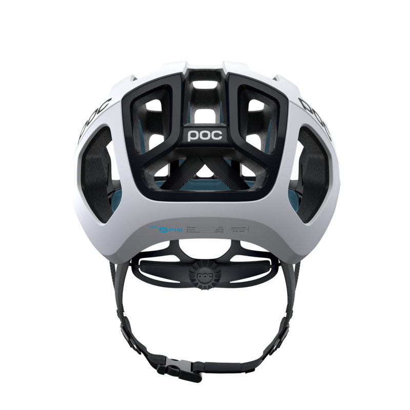 POC Ventral AIR SPIN Helmet - SMALL - Hydrogen White Raceday-2