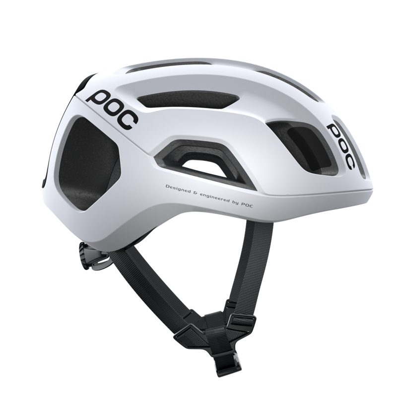 POC Ventral AIR SPIN Helmet - SMALL - Hydrogen White Raceday-3