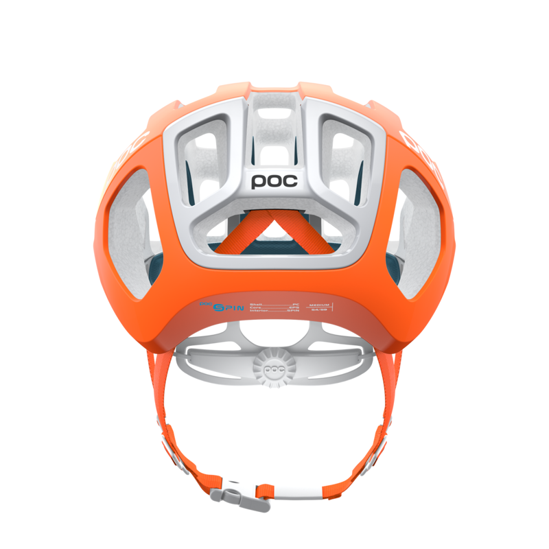 POC Ventral Air SPIN Helmet - Size Small - Zinc Orange-1