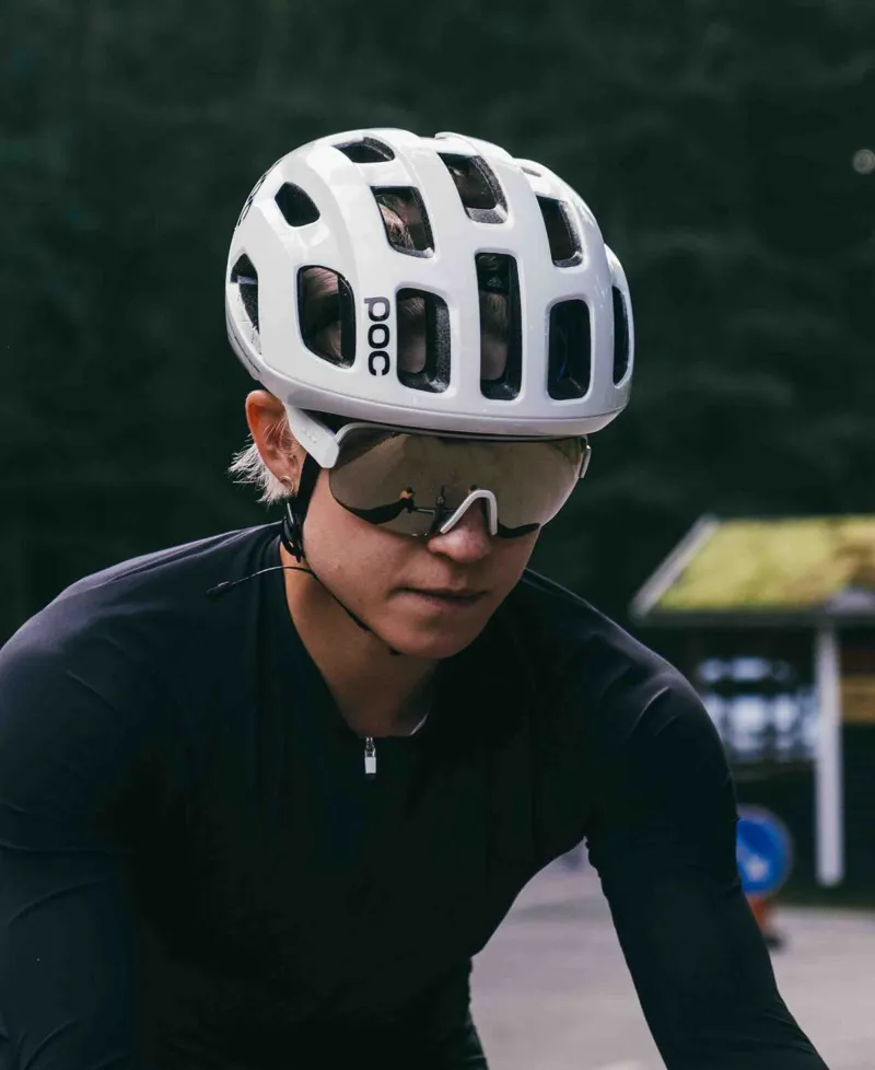 POC Ventral AIR SPIN Helmet - SMALL - Hydrogen White Raceday-4