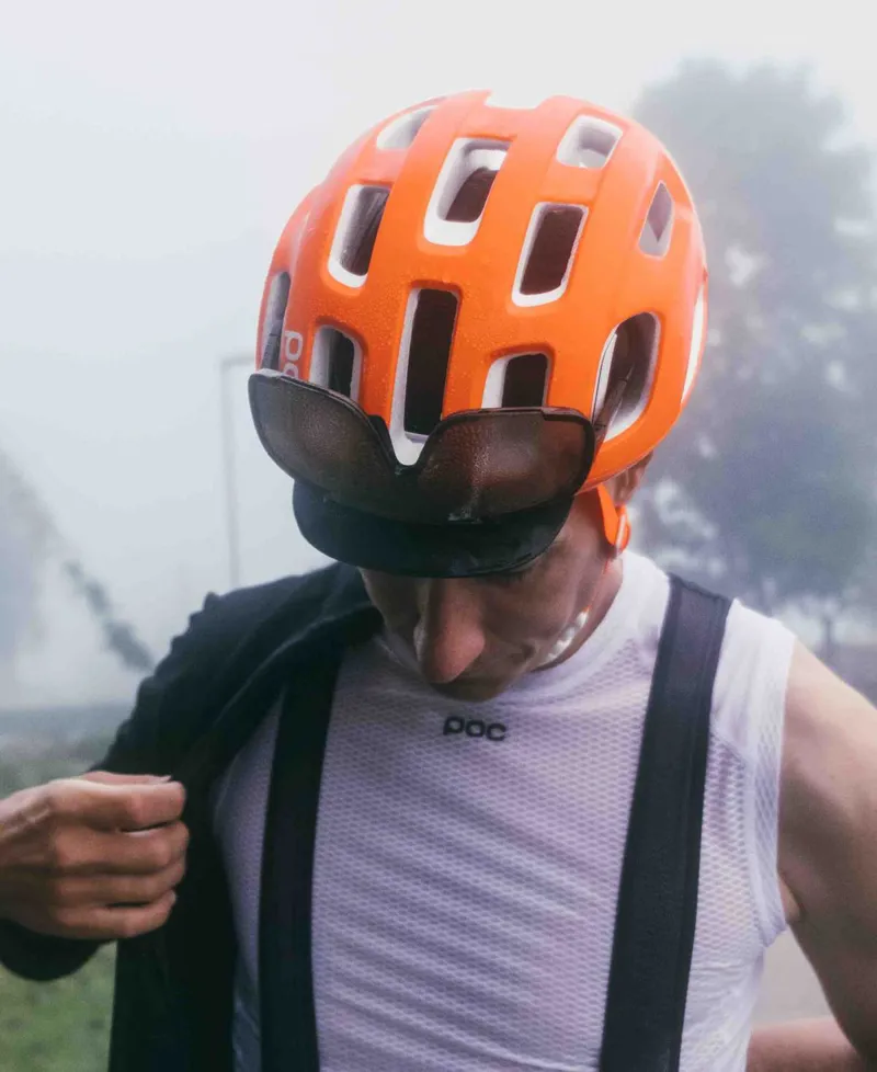 POC Ventral Air SPIN Helmet - Size Small - Zinc Orange-4