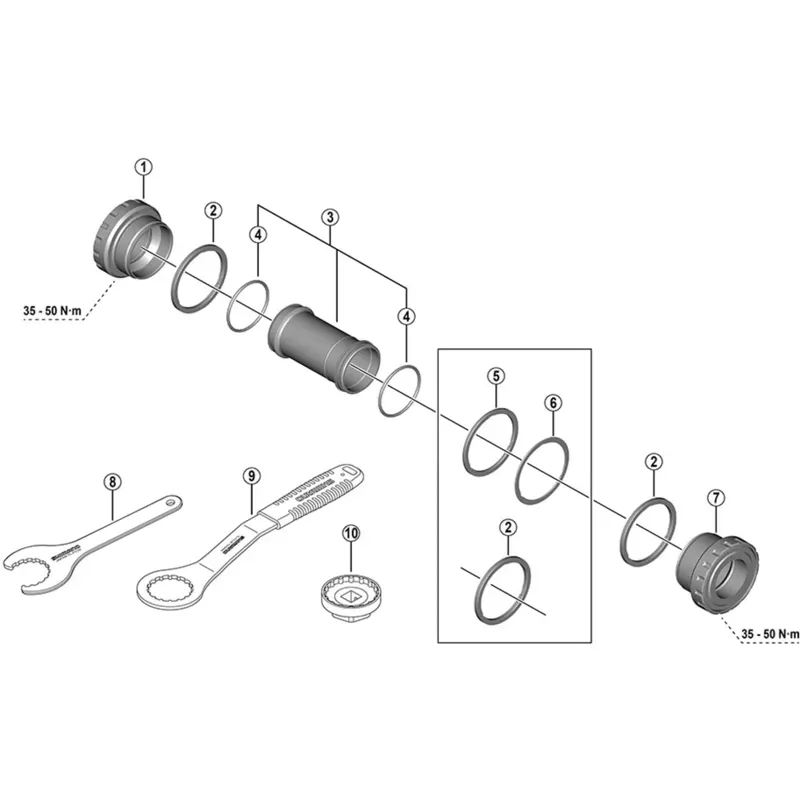 Shimano BB-M950 O-ring-1