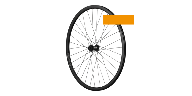 Hope 20FIVE  Pro 5 700c Front Wheel - 6 Bolt - Orange