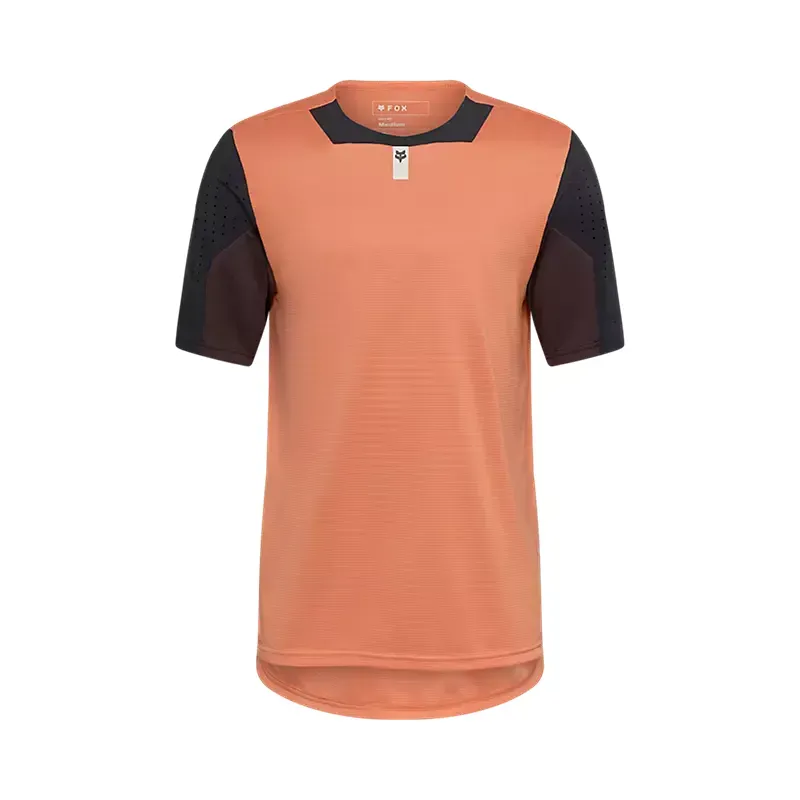 Fox Defend Short Sleeved Jersey in Coral
