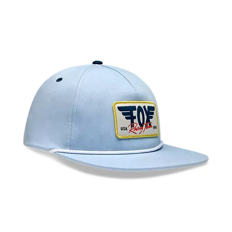 Fox Womens Winged Snapback Hat in Pale Blue