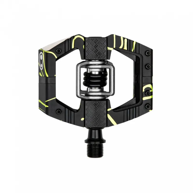 Crankbrothers Mallet E LS Pedals in Green/Black