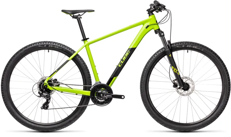 Cube Aim Pro Hardtail Mountain Bike in Green - 2021