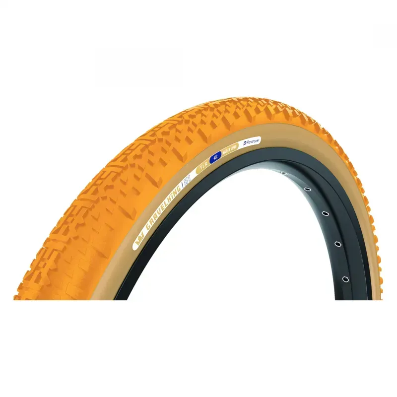 Panaracer GravelKing X1 Colour Edition 2025 TLR Gravel Tyre: HONEY BUTTER/BROWN 700x4