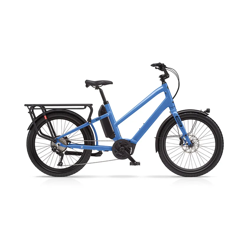 Benno Bikes Boost E Performance Step-thru in Machine Blue