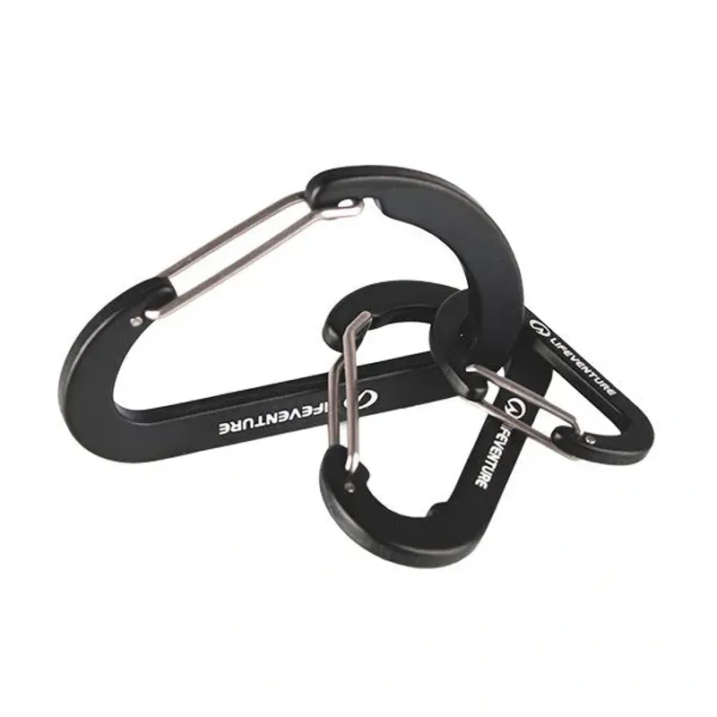Lifeventure Karabiners in Black