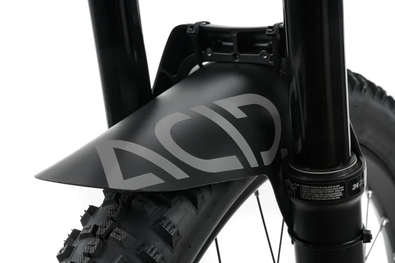 Acid Mudguard Downhill In Black/Flashgrey-1