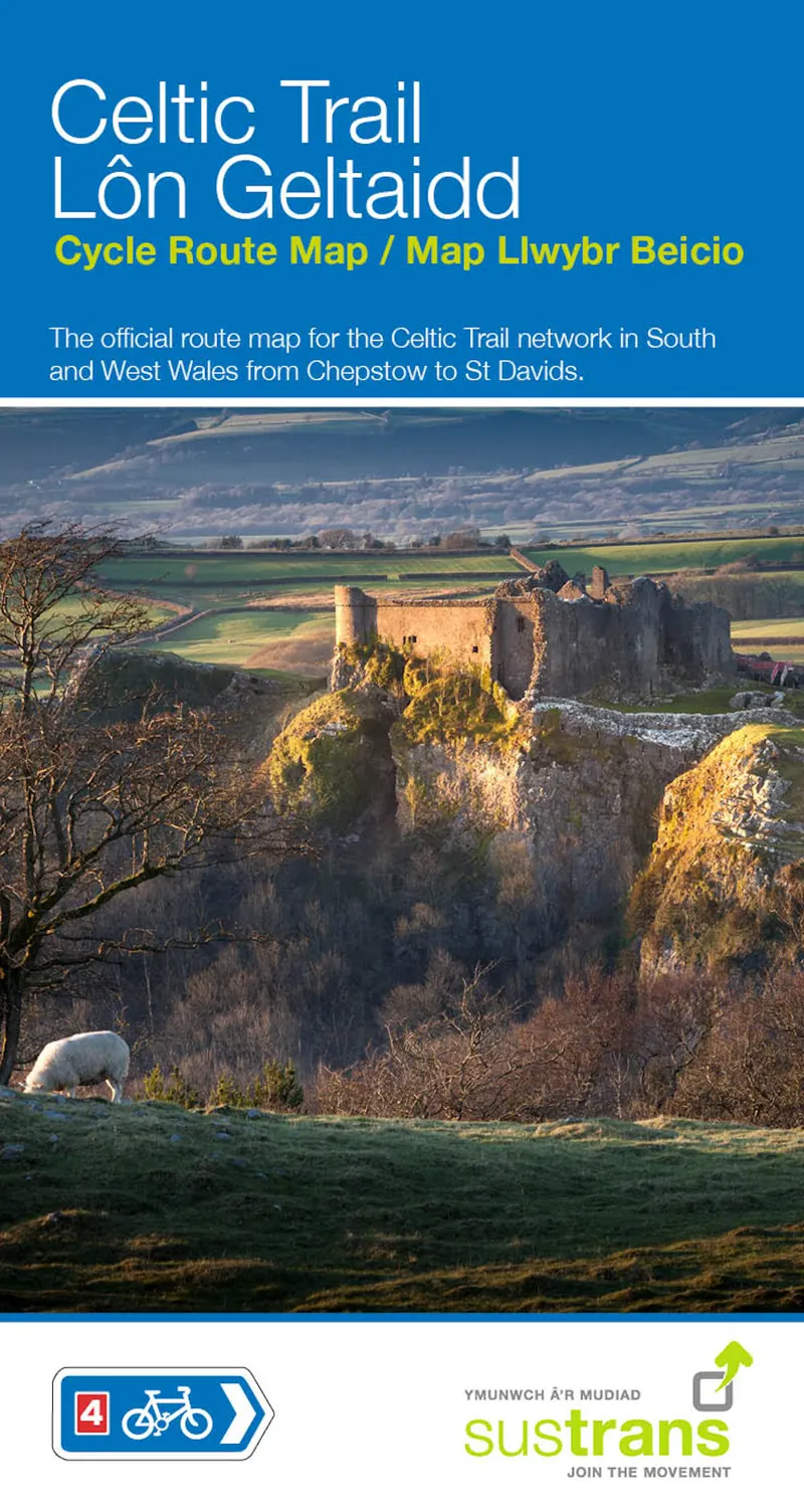 Sustrans Cycle Map - Celtic Trail - Route 4 - Chepstow To St Davids