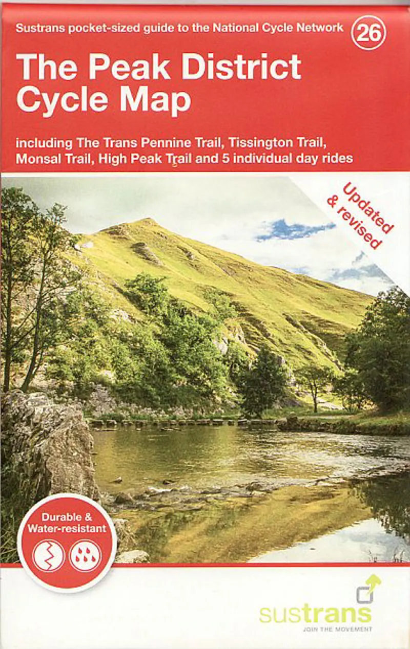 Sustrans Pocket Guide 26 - The Peak District Cycle Map