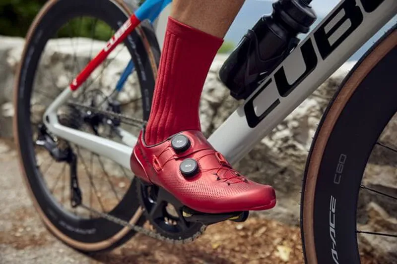 Shimano S-PHYRE RC9 SPD-SL Cycling Shoes - Red-4