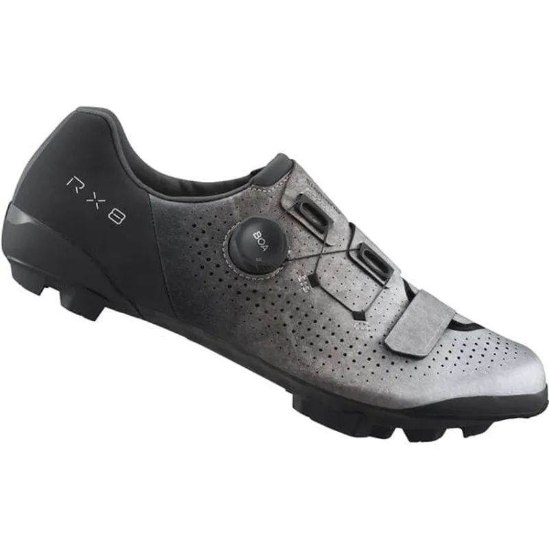 Shimano RX8 SPD Gravel Cycling Shoes - Silver-1