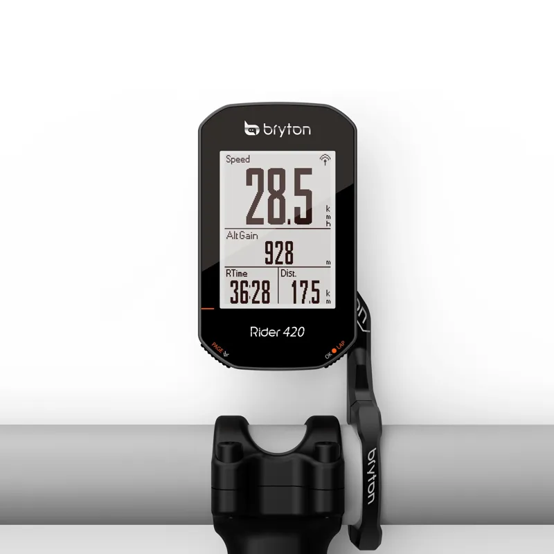 Bryton Rider 420T GPS Cycle Computer Bundle With Cadence and Heart Rate-4