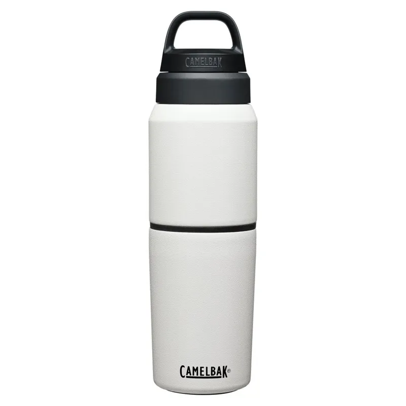 Camelbak MultiBev Vacuum Insul 500ml Bottle w/Cup in White