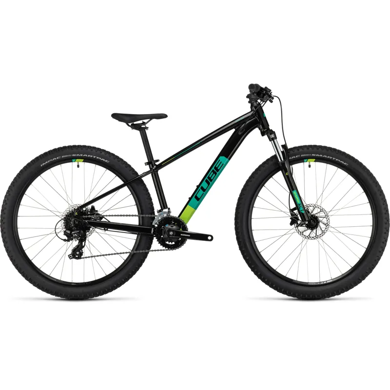 Cube Acid 260 Disc Kids Mountain Bike in Actionteam Black/Green