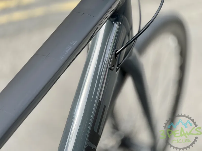 Cube Attain SL Road Bike - Grey/Black -2