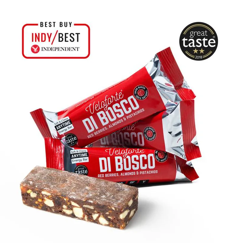 Veloforte Di Bosco Energy Bar - Red Berries Almonds and Pistachios