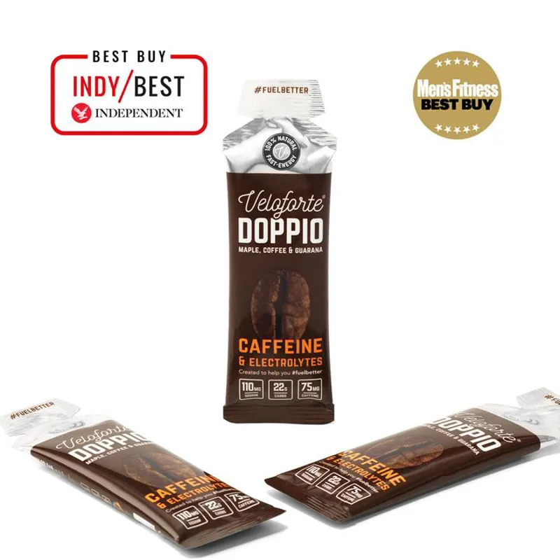 Veloforte Doppio Natural Caffeine Energy Gel - Maple Coffee Guarana