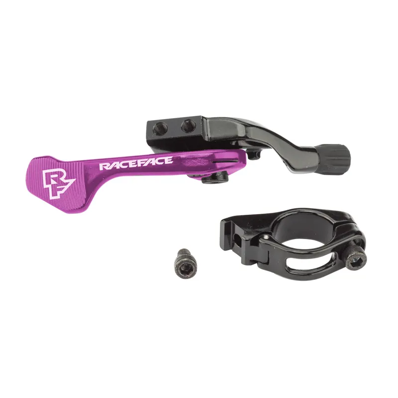 Race Face Turbine R 1x Dropper Seatpost Lever in Purple