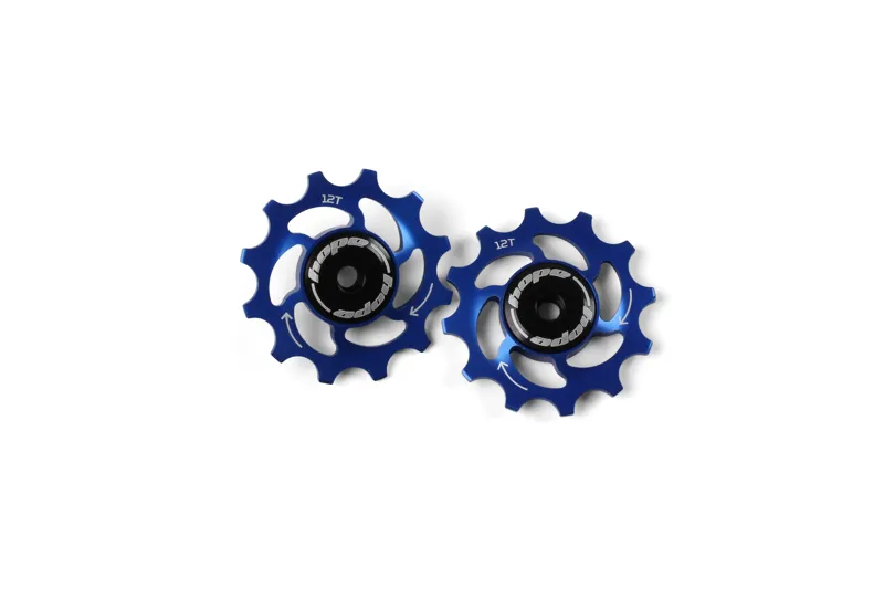 Hope 12 Tooth Jockey Wheels - Pair - Blue