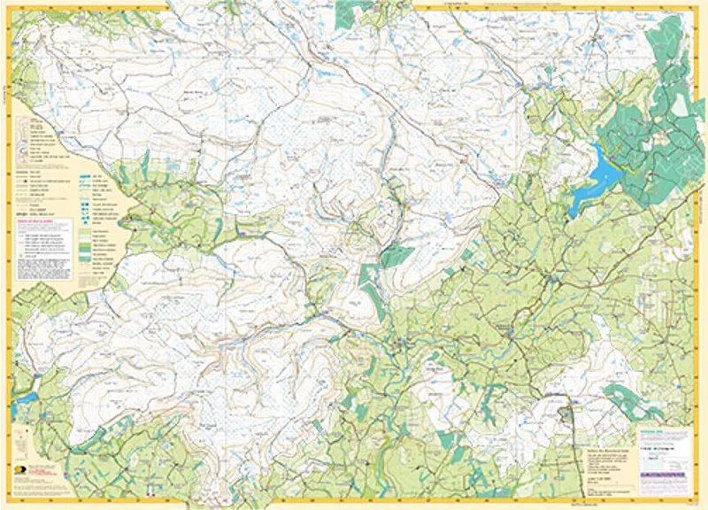 Harvey Maps - Forest of Bowland Cycling and Walking Map-1