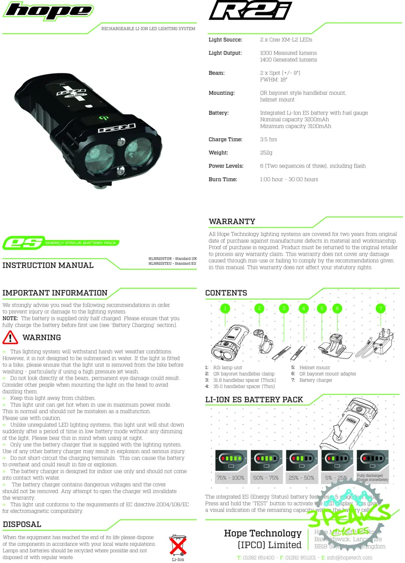 Hope R2i LED Front Light-2