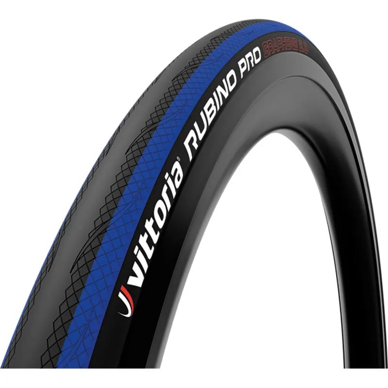  Vittoria Rubino Pro IV 700x25c Black Blue G2.0 Clincher Tyre