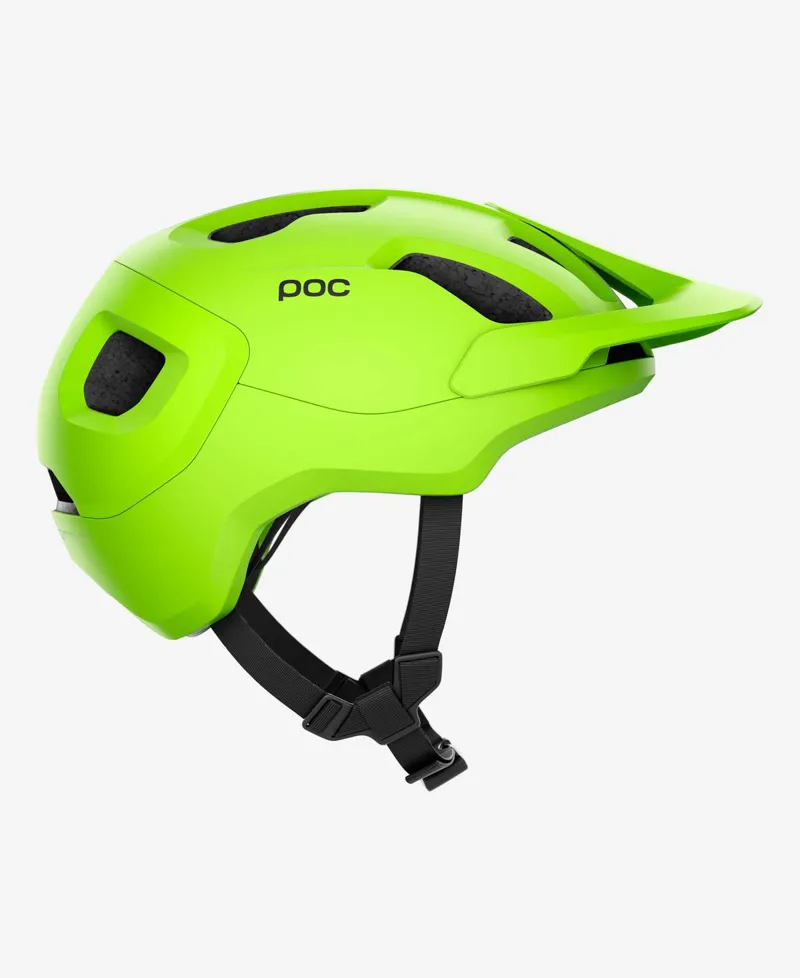 POC Axion SPIN Helmet - Fluorescent Yellow/Green Matt-3