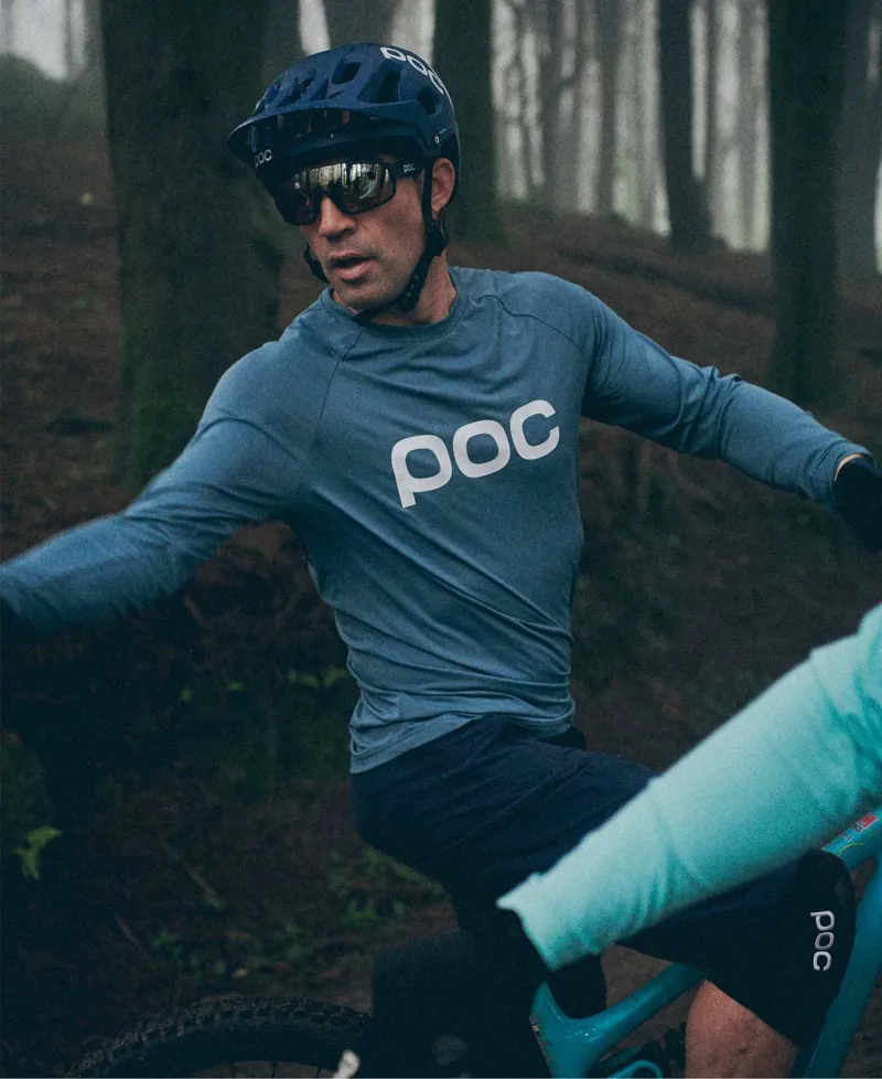 POC Tectal Race Spin Helmet - Size Extra Small / Small - Lead Blue-5