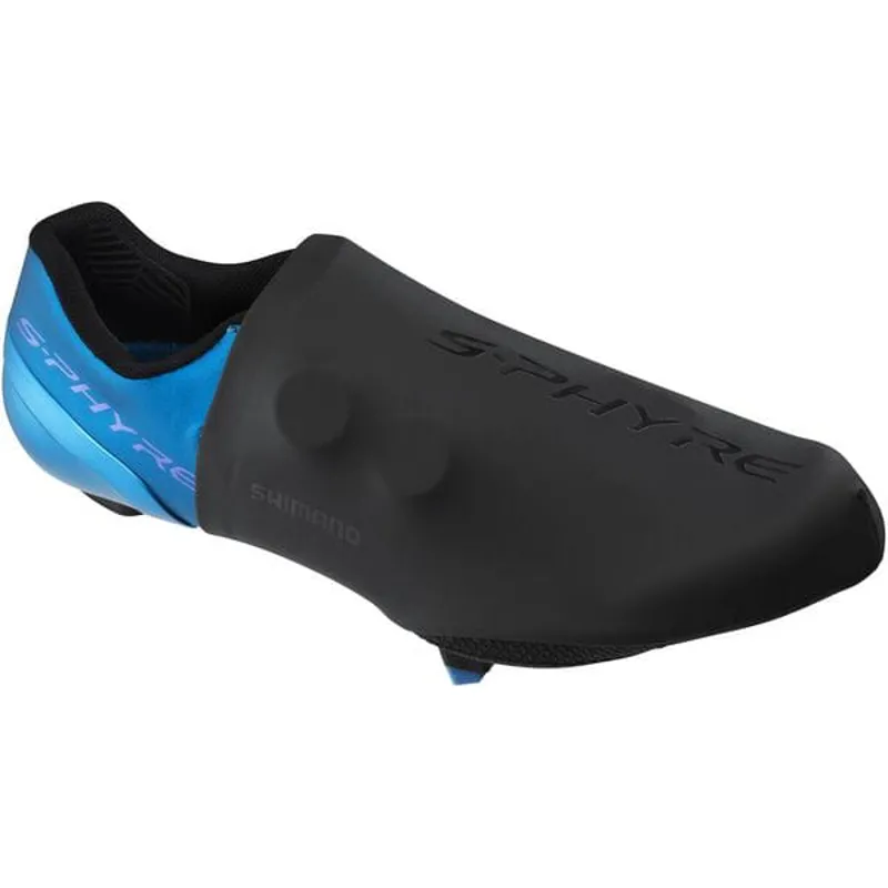 Shimano Men's S-PHYRE Half Shoe Covers - Black