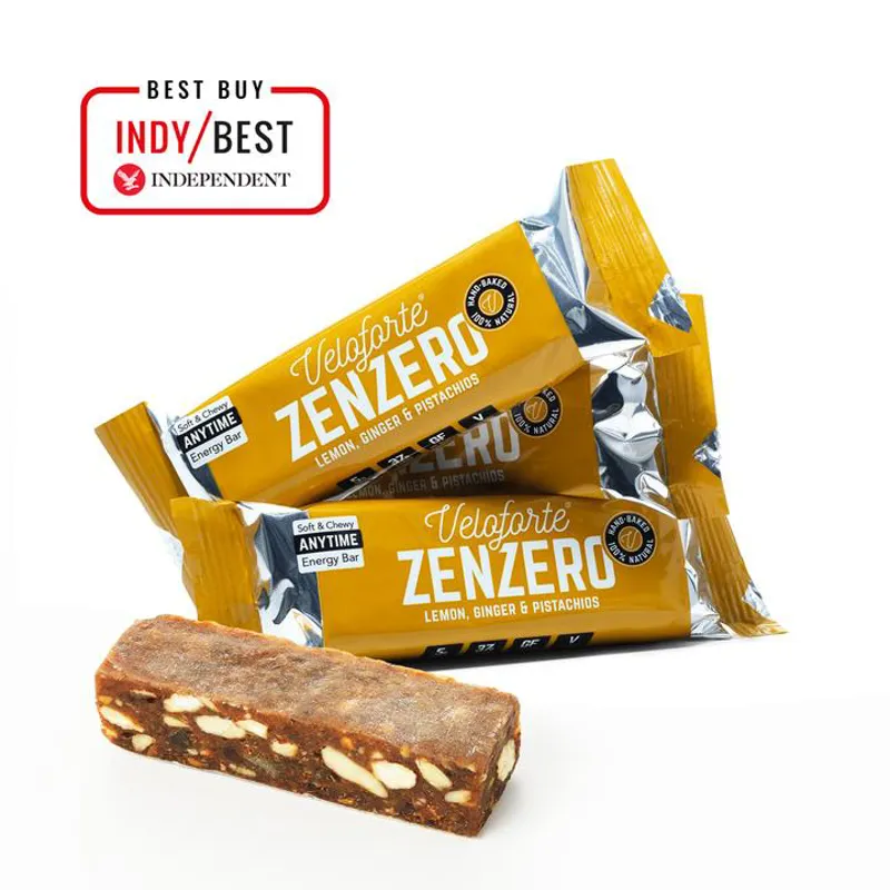 Veloforte Zenzero Energy Bar - Lemon Ginger and Pistachio