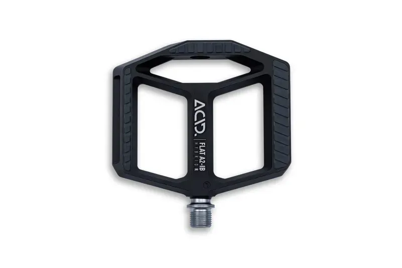 Acid Flat A2-IB Hybrid R Pedals in Black-1
