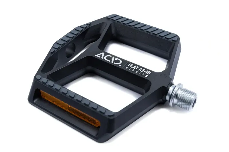 Acid Flat A2-IB Hybrid R Pedals in Black-2