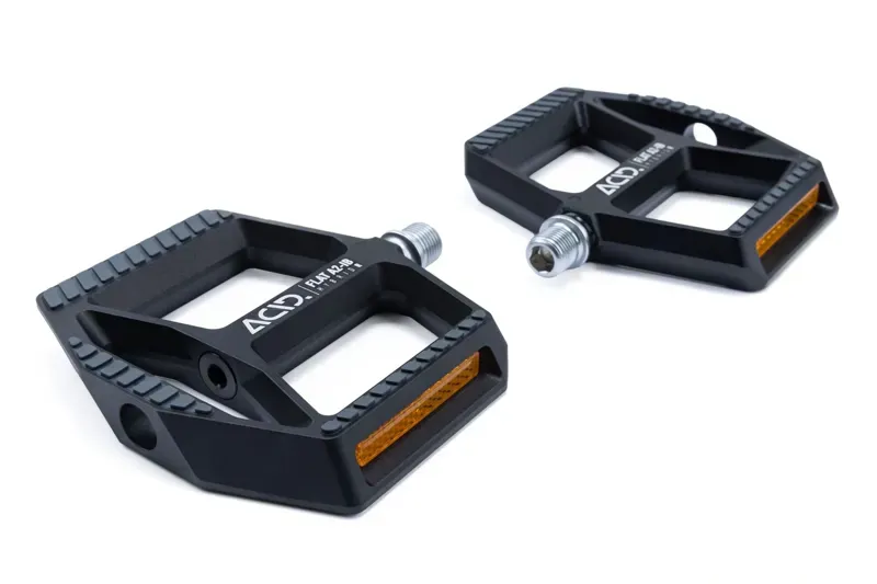 Acid Flat A2-IB Hybrid R Pedals in Black