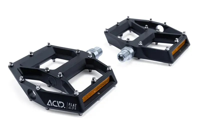 Acid A3-ZP R Flat Pedals in Black-2