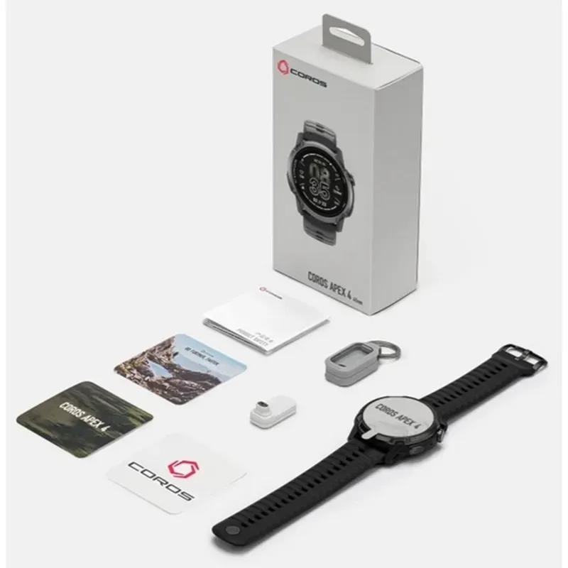 Coros Apex 4 46mm GPS Watch in White-4