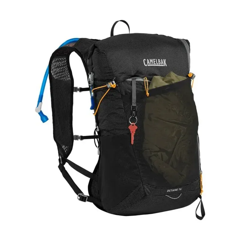 Camelbak Octane 16L Hydration Pack w/2L Reservoir in Black/Apricot-4