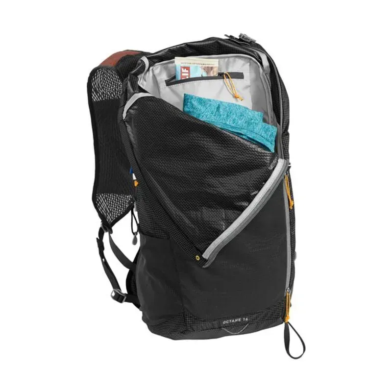 Camelbak Octane 16L Hydration Pack w/2L Reservoir in Black/Apricot-6