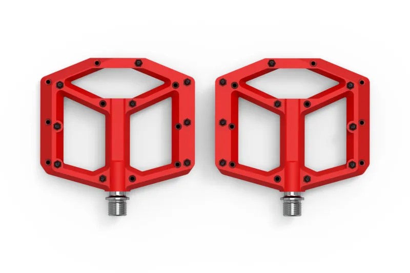 Acid Flat C1-IB Pedals in Red