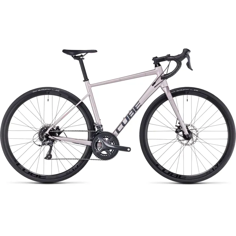 Cube Axial WS Womens Road Race Bike in Grey / Rose
