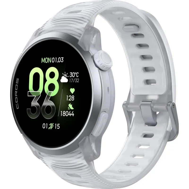 Coros PACE 4 GPS Sport Watch in White Cloud-1