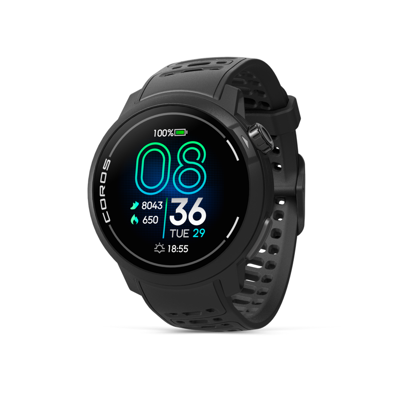 Coros Pace Pro GPS Sport Watch in Black-1