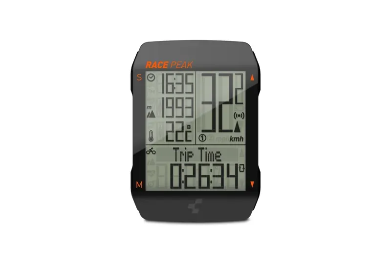 Cube Race Peak Cycling Computer in Black