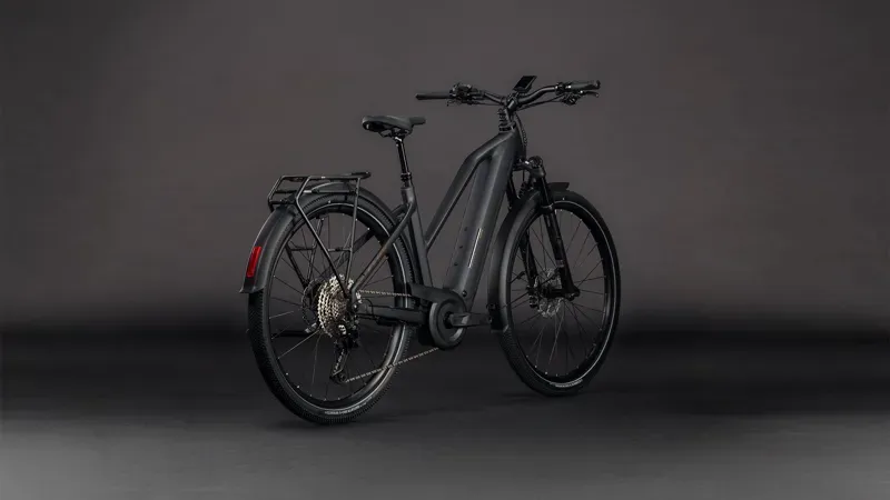 Cube Nuride Hybrid SLX 800 E-Hybrid Bike in Black/Gold-3