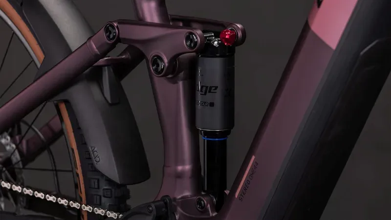 Cube Stereo Hybrid One44 Pro 800 E-MTB in Shift Blush/Raisin-7