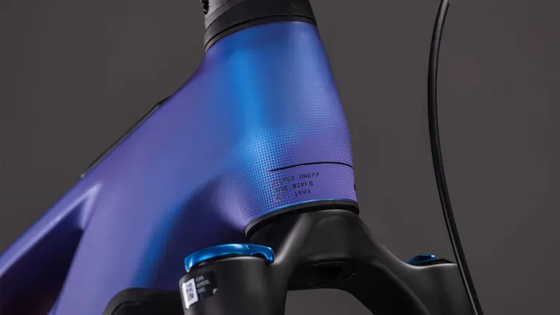 Cube Stereo Hybrid One77 HPC SLX 800 E-MTB in Blue Iris/Black-3